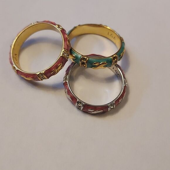 Lauren Adam's  stackable ring set - Picture 5 of 7
